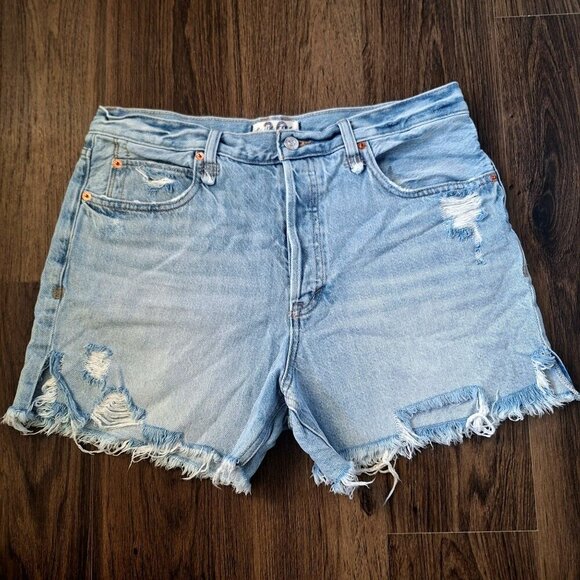 We The Free Pants - 💙 We the Free High Rise Denim Jeans Shorts Size 32 Western Coastal Cowgirl